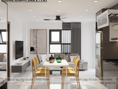Thiết kế   Thi công nội thất căn hộ chung cư Cao Nguyên Từ Sơn   Bắc Ninh 12