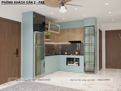 Thiết kế   Thi công nội thất căn hộ chung cư Cao Nguyên Từ Sơn   Bắc Ninh 17