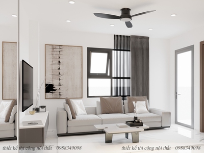 Thiết kế   Thi công nội thất căn hộ chung cư Cao Nguyên Từ Sơn   Bắc Ninh 13