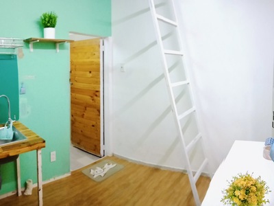 NHÀ Sân RIÊNG 7tr4-2 PHÒNG,M.Lạnh,Gác,WC,Bếp-Bình Thạnh Chu Văn An-NTLong 1