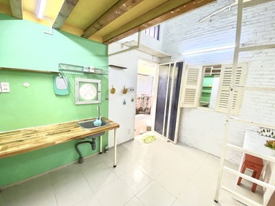 NHÀ Sân RIÊNG 7tr4-2 PHÒNG,M.Lạnh,Gác,WC,Bếp-Bình Thạnh Chu Văn An-NTLong 2