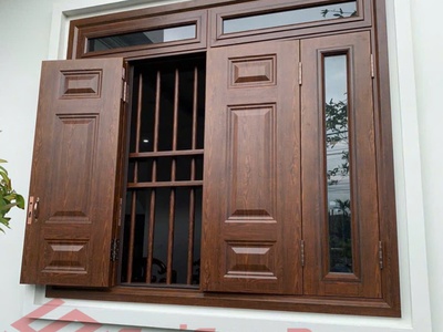 Cửa thép vân gỗ 0