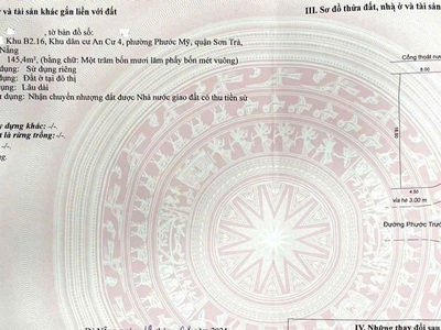 Bán đất lô góc 2 mặt tiền đường đỗ thế chấp   phước trường 8 1