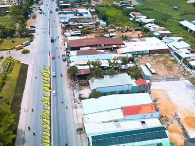 Bán nhà sổ riêng 196,5m2 mặt tiền quốc lộ 1k, chợ hóa an 1