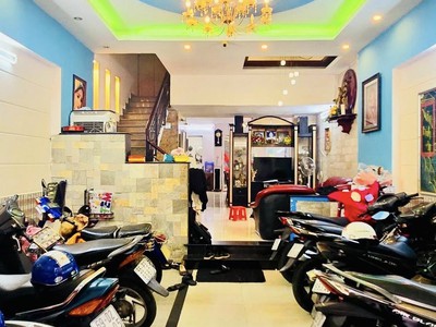 Mt đường 16m lề 4m - p vip tây thạnh - 100m ngang 5 - 5 tầng - 7pn chỉ 11tl 1