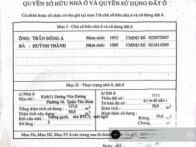  bán nhà 50m    trệt 2 lầu   hẻm xe hơi 6m   dương văn dương tân quý   4pn   sổ sẵn   5.95 tỷ 2