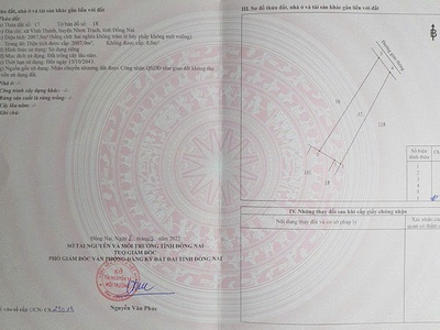 Bán đất trồng cây lâu năm hơn 2007m2 ngay trung tâm của nhơn trạch 1