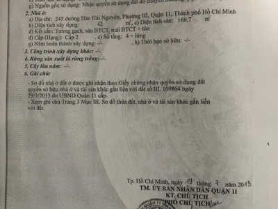 Bán nhà cho con đi học, mặt tiền đường hàn hải nguyên, phường 1, quận 11, hcm. 2