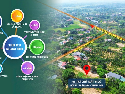 Chỉ còn 3 lô đất-  quỹ đất đẹp tại hợp lý, triệu sơn, thanh hóa 1