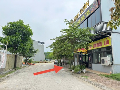 Bán đất đấu giá tổ 2, tt chi đông, mê linh. tặng nhà 2 tầng, đang kinh doanh quán ăn 1