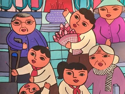Dạy vẽ trẻ em ở Khu đô thị Nghĩa đô 1