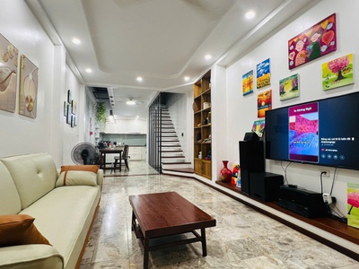 Bán 45,6m2 nhà 4 tầng nở hậu, gara ô tô, Khu 918 Phúc Đồng - An cư liền kề Sân Golf Long Biên 2