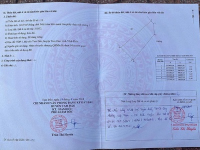 Bán đất tại Thị Trấn Tam Đảo, Tam Đảo, Vĩnh Phúc. Giá chỉ 70 triệu/m2 0