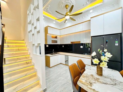 Bán nhà hẻm mới hoàn thiện, TT Nhà Bè - DT: 5M x 9M5 - Giá: 4Tỷ 390 5