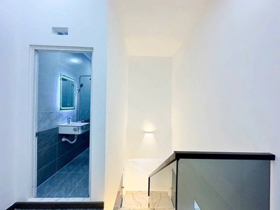 Bán nhà hẻm mới hoàn thiện, TT Nhà Bè - DT: 5M x 9M5 - Giá: 4Tỷ 390 8