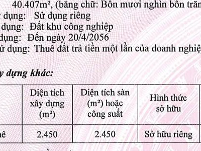 Bán đất và nhà xưởng diện tích 161.628 m2 KCN Mỹ Phước, Bình Dương 0