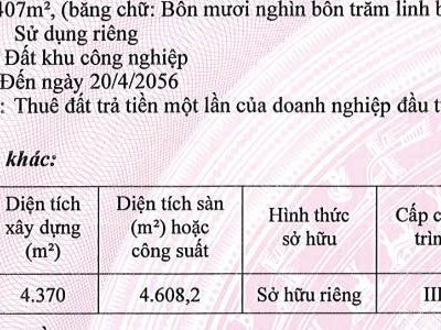 Bán đất và nhà xưởng diện tích 161.628 m2 KCN Mỹ Phước, Bình Dương 2