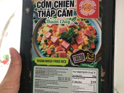 Cơm chiên thập cẩm chay 0