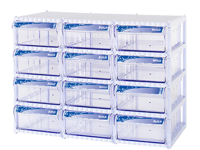 Tủ đựng linh kiện Hàn Quốc 12 ngăn GV-507 0