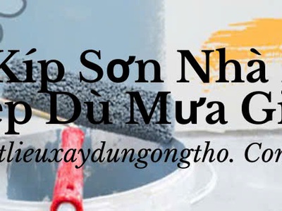 Thi Công Sơn Mùa Mưa: 5 Lưu Ý Quan Trọng  0