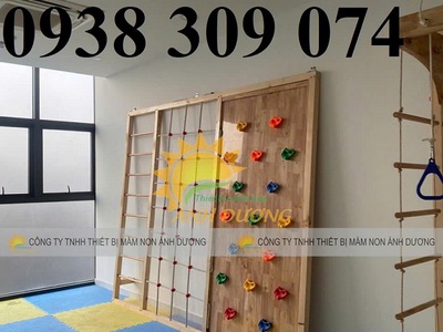 Tường leo núi trẻ em, vách leo núi mầm non, thang leo trẻ em 0