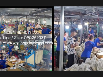 Xưởng sx giày Quốc Định là đối tác uy tín vưới khách hàng 7