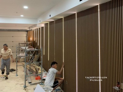 Tấm ốp tường nhựa lam sóng 0