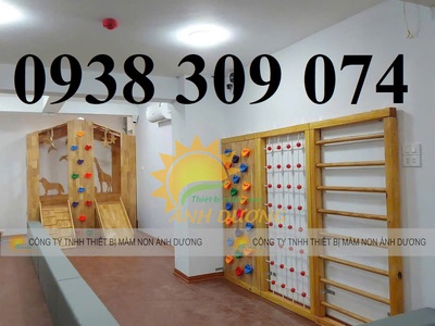 Tường leo núi trẻ em, vách leo núi mầm non, thang leo trẻ em 4