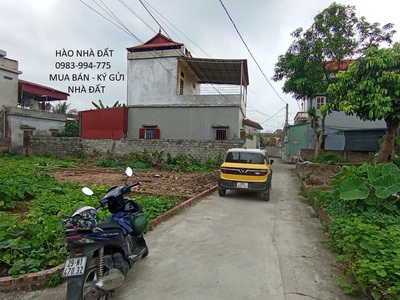 Bán đất quảng phú, lương tài, bắc ninh. 102m2   mt 4.5m   1,45 tỷ. lô góc, ô tô thông 1