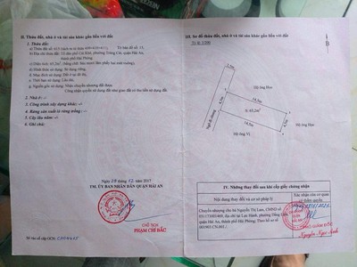 Bán lô đất ngõ 12 Cát Khê, Tràng Cát 65,2m2 giá chỉ 1.25 tỷ 2