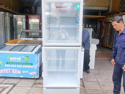 Tủ mát hiệu sanaky 2 cửa dung tích 408l mới 90 0