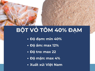 Bột Vỏ Tôm 40 Đạm yuj 0