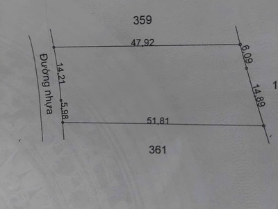 Chủ cần bán nhanh lô đất trong tuần - giá đầu tư  - diện tích: 1 sào  1000m2 - giá bán: 700triệu 1