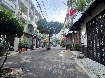 Hẻm 10m khu cao tầng lê văn thọ. nhà 4x14m, 5 tầng, giá chỉ 7.55 tỷ 0