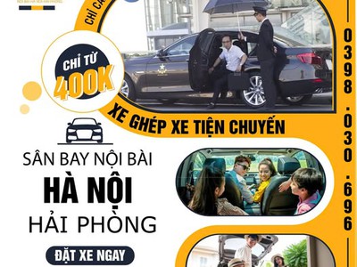 Xe Ghép Sân Bay Nội Bài - Hải Phòng: Dịch Vụ An Toàn, Tiện Lợi và Giá Rẻ 0