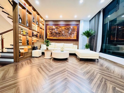 Gara ô tô kinh doanh - toà building hoàng văn thái   6 tầng   12.9 tỷ - mặt tiền 5.3m 2