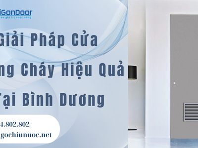 Giải Pháp Cửa Chống Cháy Hiệu Quả Tại Bình Dương 4
