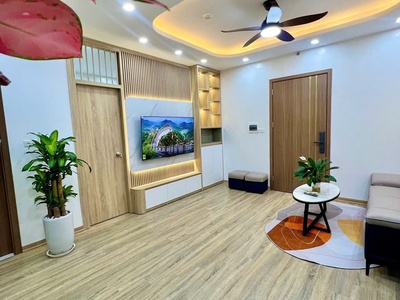 Bán căn hộ hh linh đàm, q. hoàng mai, 46m2 x 2 ngủ, tầng thấp, full nội thất mới, hỗ trợ vay bank 1