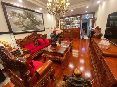 Bán nhà phố hồng tiến   80m - 2 mặt ngõ, ô tô vào nhà   thang máy hiện đại   giá 20.7 tỷ 0