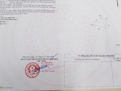 Bán lô đất 3 mặt tiền đông cát, ninh hải, ninh hoà, khánh hoà. 1