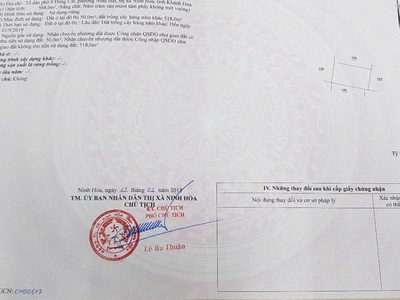 Bán lô đất 3 mặt tiền đông cát, ninh hải, ninh hoà, khánh hoà. 3