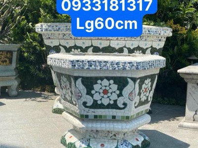 Cơ sở chậu hoa Thế Sơn - chậu hoa dán sành sứ - chậu khảm sành - cẩn miễng 8