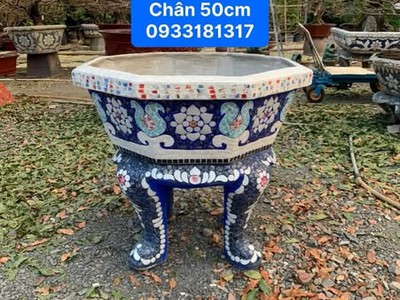 Cơ sở chậu hoa Thế Sơn - chậu hoa dán sành sứ - chậu khảm sành - cẩn miễng 18