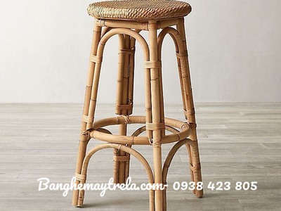 Ghế đôn quầy bar mây tự nhiên 7