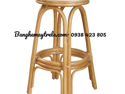 Ghế đôn quầy bar mây tự nhiên 9