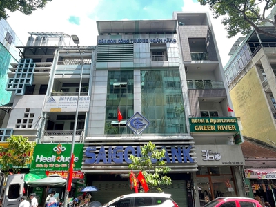 Cho thuê tòa nhà 38-40 Nguyễn Thái Bình, Quận 1. Trệt, 5 lầu, Dt 860m2 TM, PCCC chỉ 260tr 0