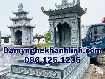 Mộ tam cấp bằng đá xanh   Lý do nên chọn và báo giá chi tiết 0