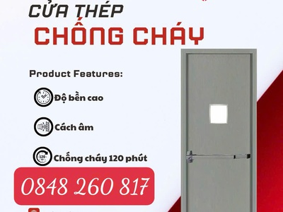 Cửa Thép Chống Cháy - SaiGonDoor 1