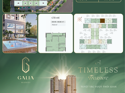 GALIA - Căn hộ cao cấp FULL NỘI THẤT phía Nam Hà Nội, giá chỉ từ 67tr/m2 0