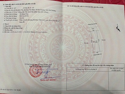 Bán đất khu đô thị an phú 2   tp hải dương, gần đường phùng chí kiên, giá đầu tư 1